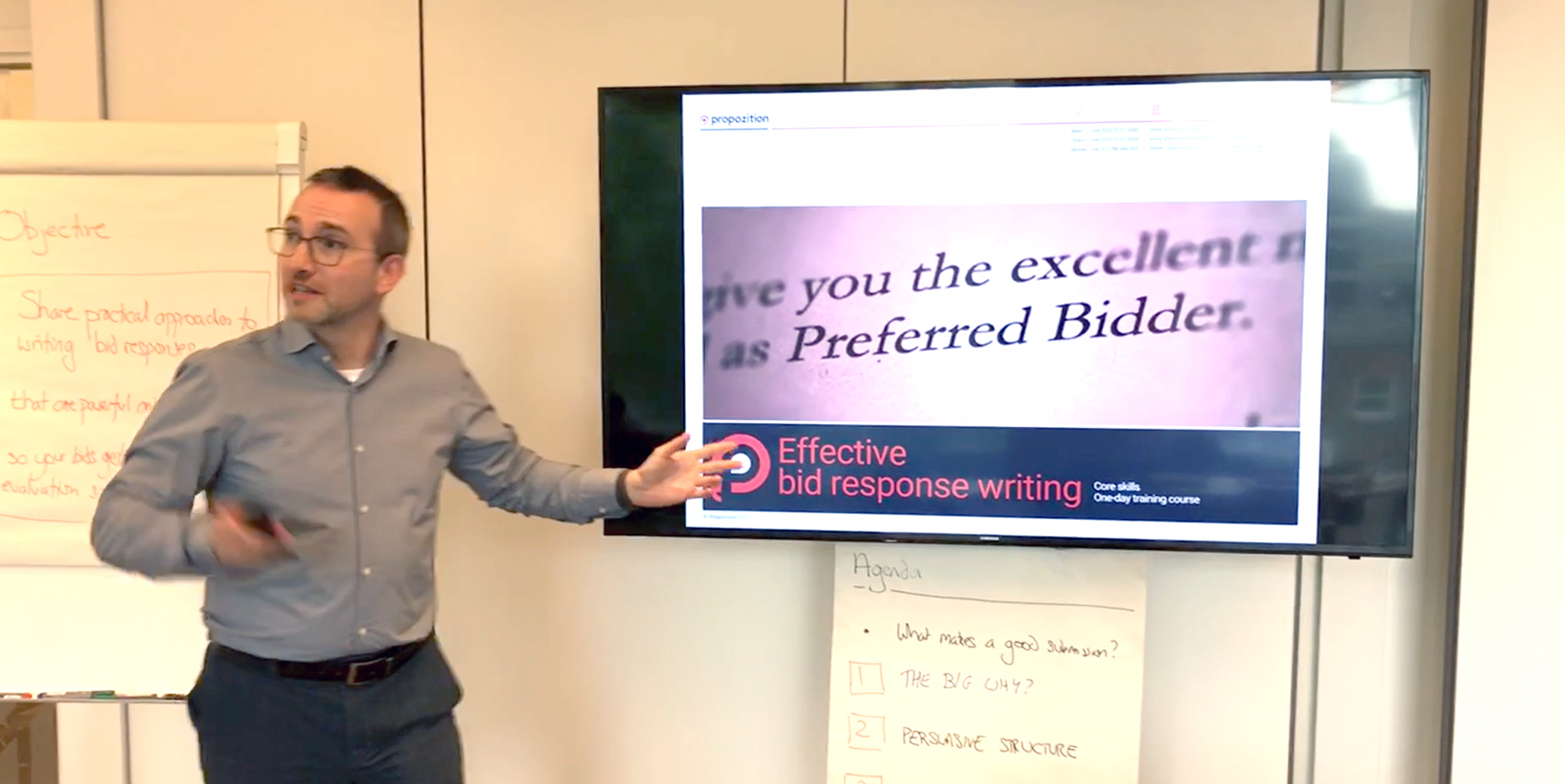 Propozition effective bid writing course